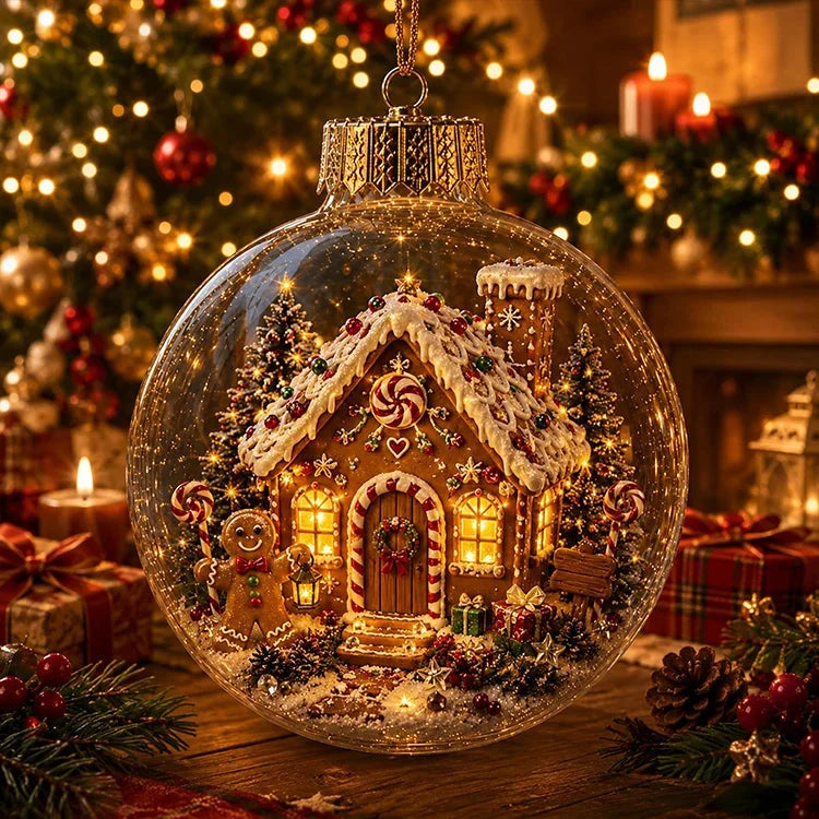 🔥🔥 Világító karácsonyi dioráma dekoráció – varázslatos ünnepi jelenet, amely melegséget és örömöt hoz otthonodba 🎁🌲