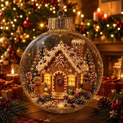 🔥🔥 Világító karácsonyi dioráma dekoráció – varázslatos ünnepi jelenet, amely melegséget és örömöt hoz otthonodba 🎁🌲