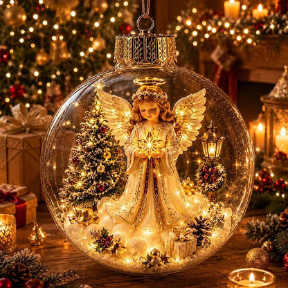 🔥🔥 Világító karácsonyi dioráma dekoráció – varázslatos ünnepi jelenet, amely melegséget és örömöt hoz otthonodba 🎁🌲