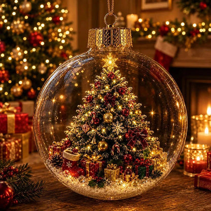 🔥🔥 Világító karácsonyi dioráma dekoráció – varázslatos ünnepi jelenet, amely melegséget és örömöt hoz otthonodba 🎁🌲