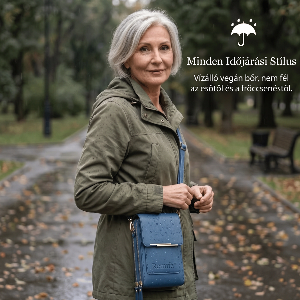 🎁 Utolsó 3 óra: 50% kedvezmény｜2026-os újdonság – minimalista, elegáns, érintőképernyő-barát crossbody telefontartó pénztárca nőknek és férfiaknak, lopás elleni védelemmel