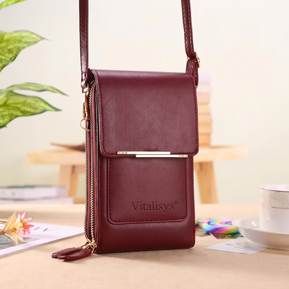 🎁 Utolsó 3 óra: 50% kedvezmény｜2026-os újdonság – minimalista, elegáns, érintőképernyő-barát crossbody telefontartó pénztárca nőknek és férfiaknak, lopás elleni védelemmel