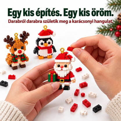 🎅🔥UTOLSÓ NAP: 50% KEDVEZMÉNY ✨ Karácsonyi visszaszámláló kockaépítő adventi naptár családok számára