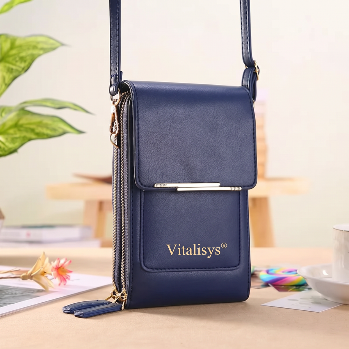 🎁 Utolsó 3 óra: 50% kedvezmény｜2026-os újdonság – minimalista, elegáns, érintőképernyő-barát crossbody telefontartó pénztárca nőknek és férfiaknak, lopás elleni védelemmel
