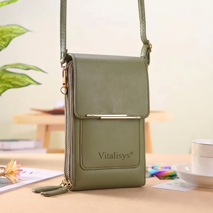 🎁 Utolsó 3 óra: 50% kedvezmény｜2026-os újdonság – minimalista, elegáns, érintőképernyő-barát crossbody telefontartó pénztárca nőknek és férfiaknak, lopás elleni védelemmel
