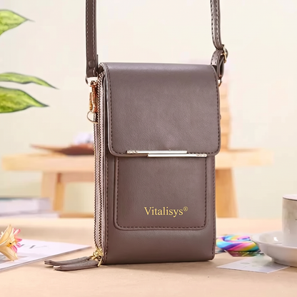 🎁 Utolsó 3 óra: 50% kedvezmény｜2026-os újdonság – minimalista, elegáns, érintőképernyő-barát crossbody telefontartó pénztárca nőknek és férfiaknak, lopás elleni védelemmel