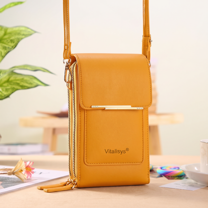 🎁 Utolsó 3 óra: 50% kedvezmény｜2026-os újdonság – minimalista, elegáns, érintőképernyő-barát crossbody telefontartó pénztárca nőknek és férfiaknak, lopás elleni védelemmel