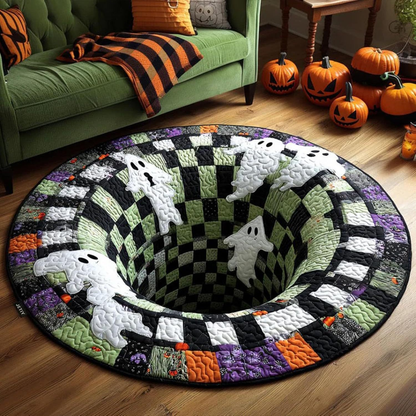 🎃🎄 3D illúziós ünnepi szőnyeg – hátborzongató halloween és karácsonyi varázslat az otthonodba