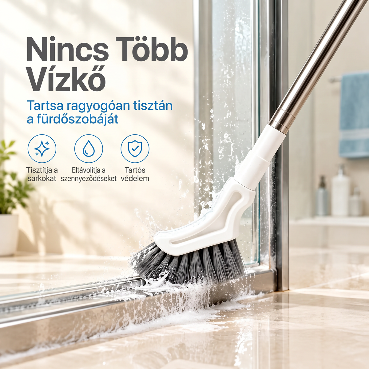 Kihúzható réstisztító kefe