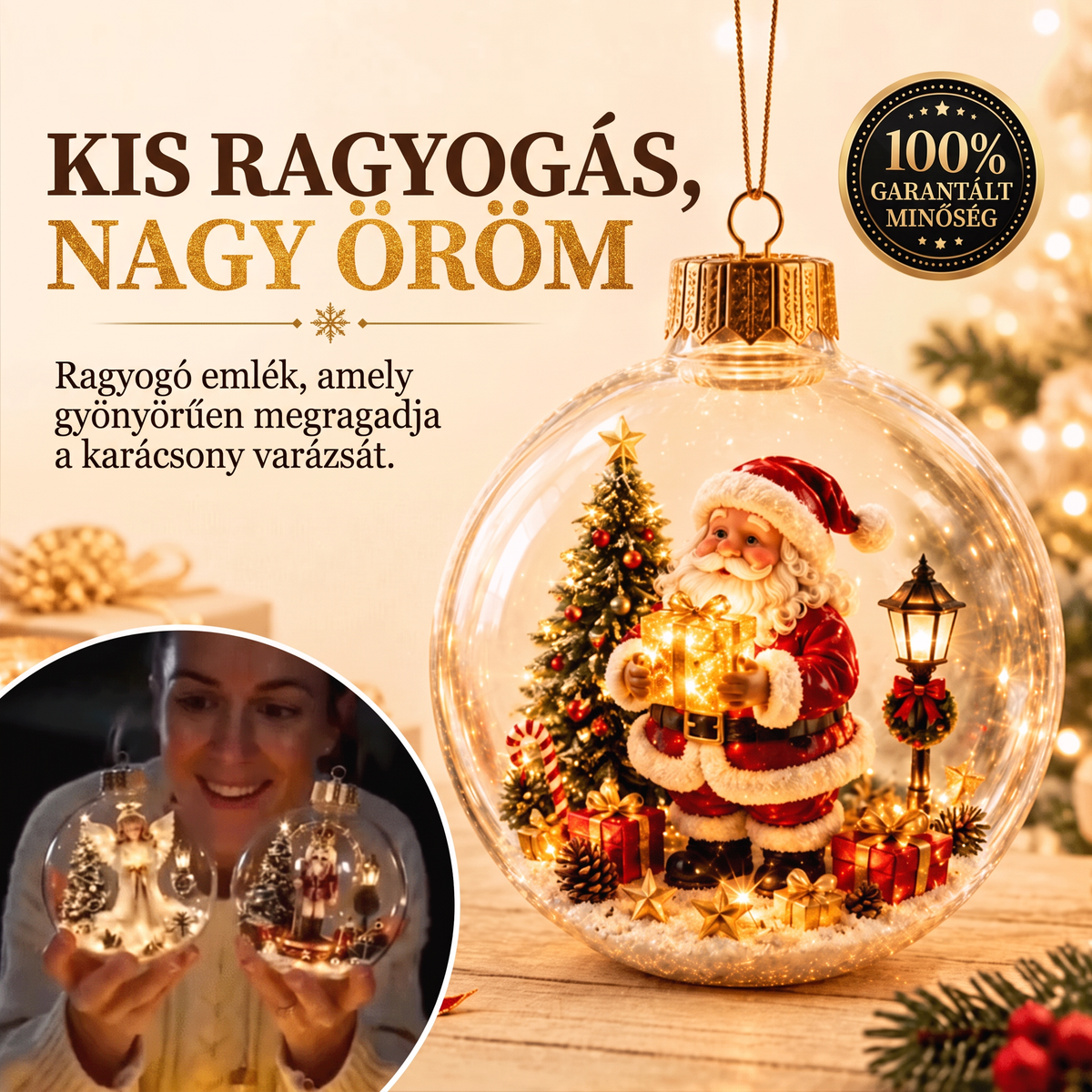 🔥🔥 Világító karácsonyi dioráma dekoráció – varázslatos ünnepi jelenet, amely melegséget és örömöt hoz otthonodba 🎁🌲
