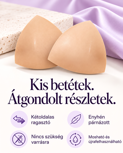 🔥🔥BLUESHOT® Láthatatlan emelő betétek – Kétoldalas ragasztós, vékony párnázott és újrafelhasználható