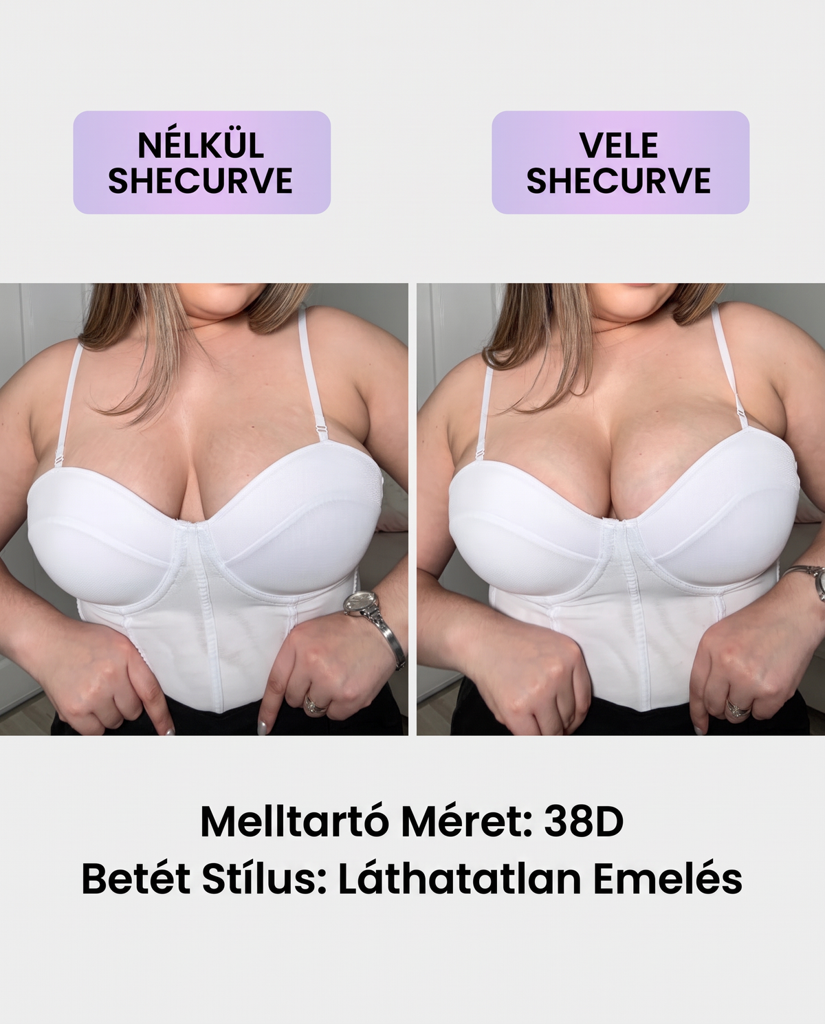 🔥🔥BLUESHOT® Láthatatlan emelő betétek – Kétoldalas ragasztós, vékony párnázott és újrafelhasználható
