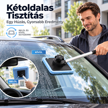 🔥 Már csak 3 óráig: 50% kedvezmény – Kétoldalas mágneses szélvédőtisztító készlet a csíkmentes üvegért