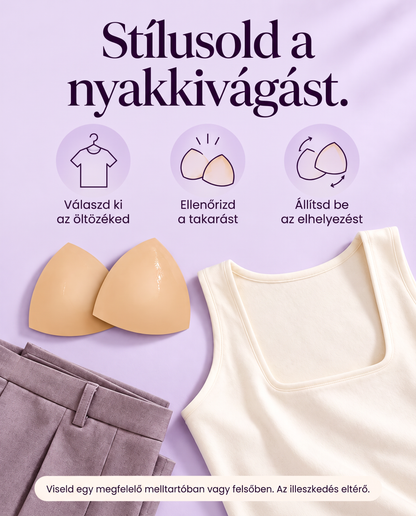 🔥🔥BLUESHOT® Láthatatlan emelő betétek – Kétoldalas ragasztós, vékony párnázott és újrafelhasználható