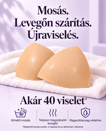 🔥🔥BLUESHOT® Láthatatlan emelő betétek – Kétoldalas ragasztós, vékony párnázott és újrafelhasználható