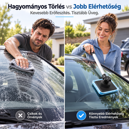 🔥 Már csak 3 óráig: 50% kedvezmény – Kétoldalas mágneses szélvédőtisztító készlet a csíkmentes üvegért
